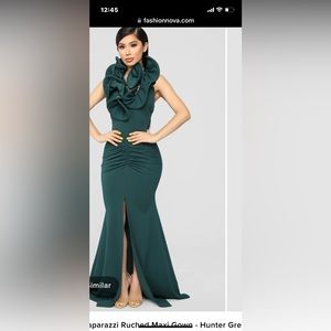 Brand new with tags Fashion Nova M paparazzi NYE holiday Christmas gown